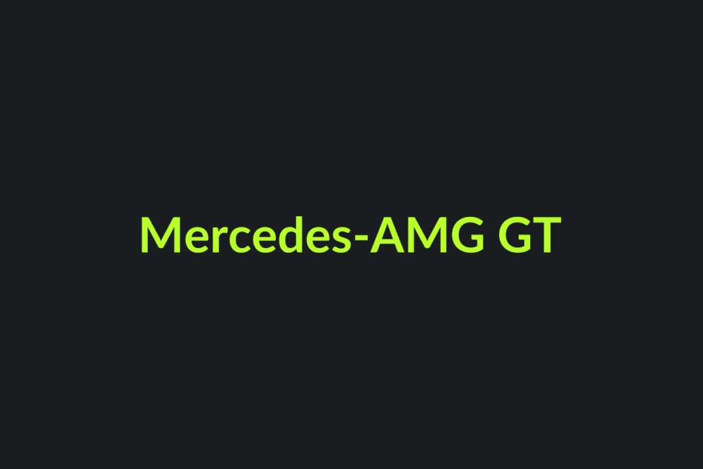 Mercedes-AMG GT