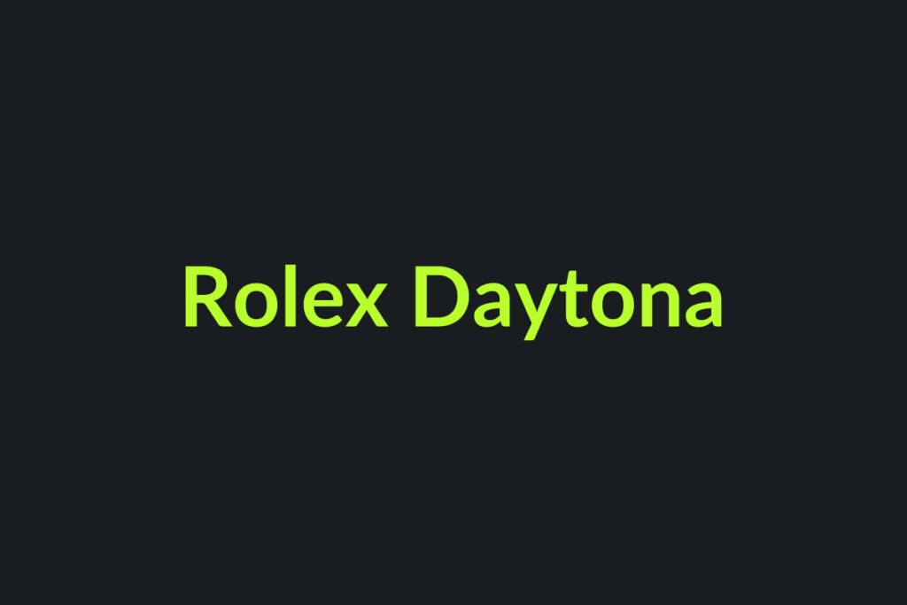Rolex Daytona