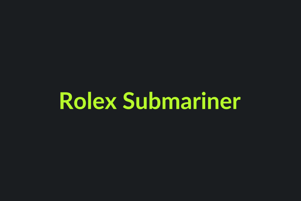 Rolex Submariner