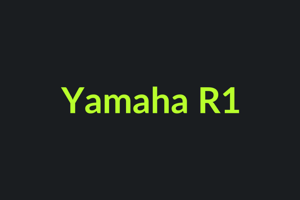 Yamaha R1